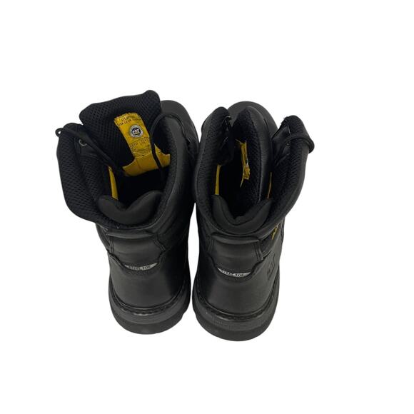 Caterpillar P91060 Mens 13 Black Work Boots 2nd Shift Mid Steel Toe Lace Up main image 6